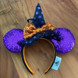 Disney Minnie/Mickey Halloween Ears Headband